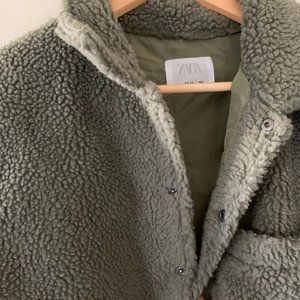 Zara Women's Teddy Bear Jacket
